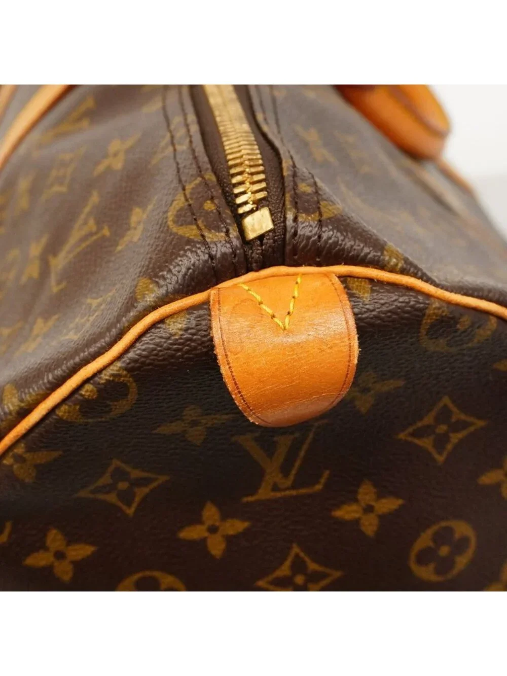 Louis Vuitton Boston Bag Monogram Keepall 50 Brown